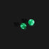Rosewater | .925 Sterling Silver | Mini Firefly Glass Stud Earrings